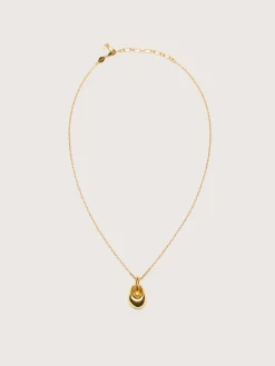 ANNI LU Golden Pebble Halsketting