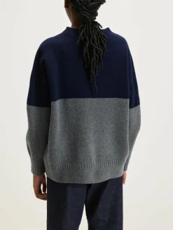 NICHOLSON & NICHOLSON Heriot Mock Neck Trui