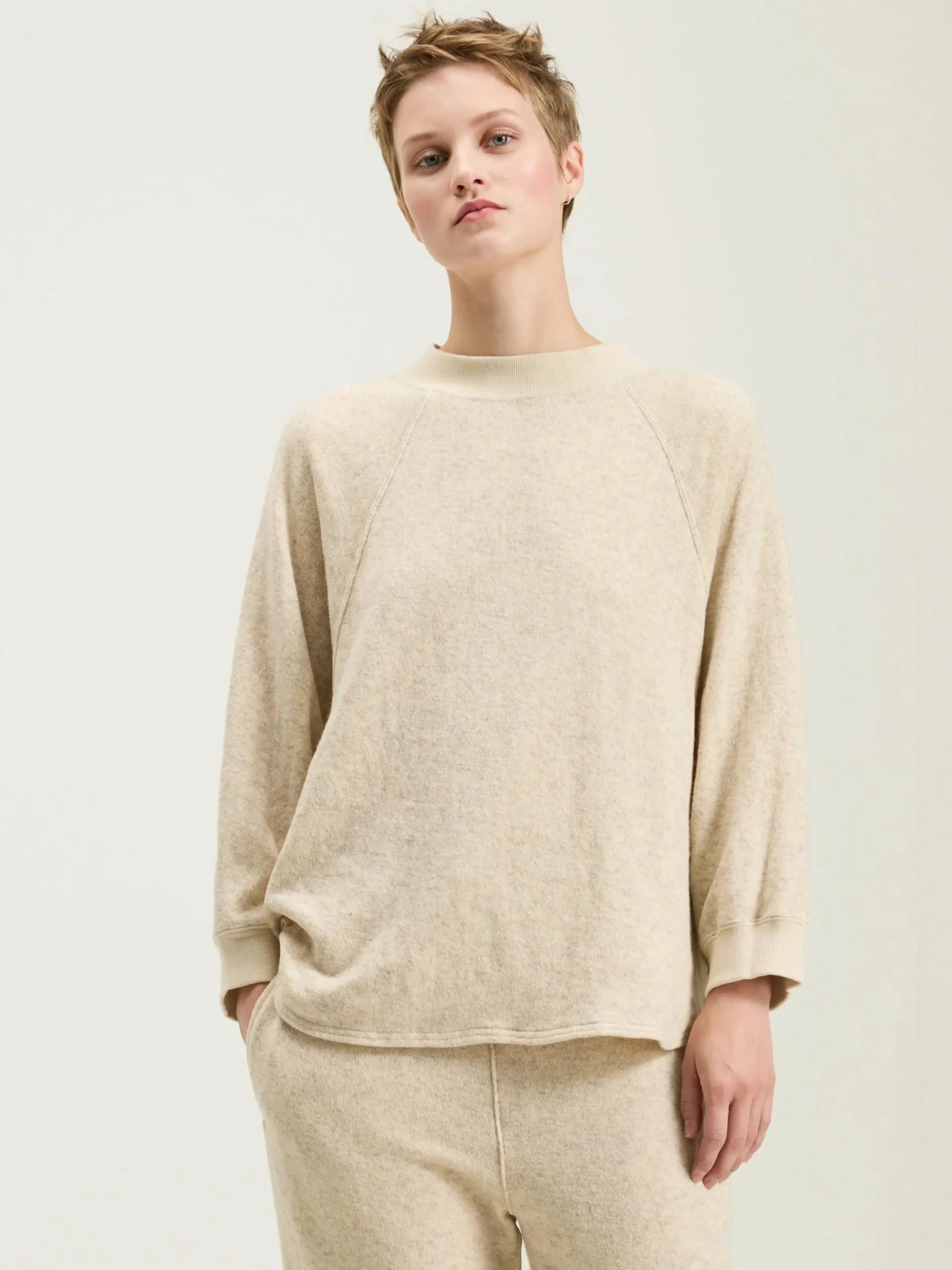 SARAHWEAR Eco Binding Jersey Smock T-shirt